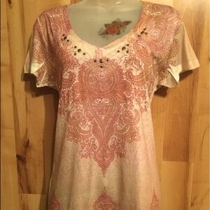 Appropriate Behavior Women’s M (8-10) V-Neck Top